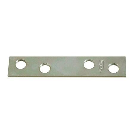 NATIONAL MFG SALES 3 x 0.62 in. Mending Steel Brace, Zinc Plated 5704002